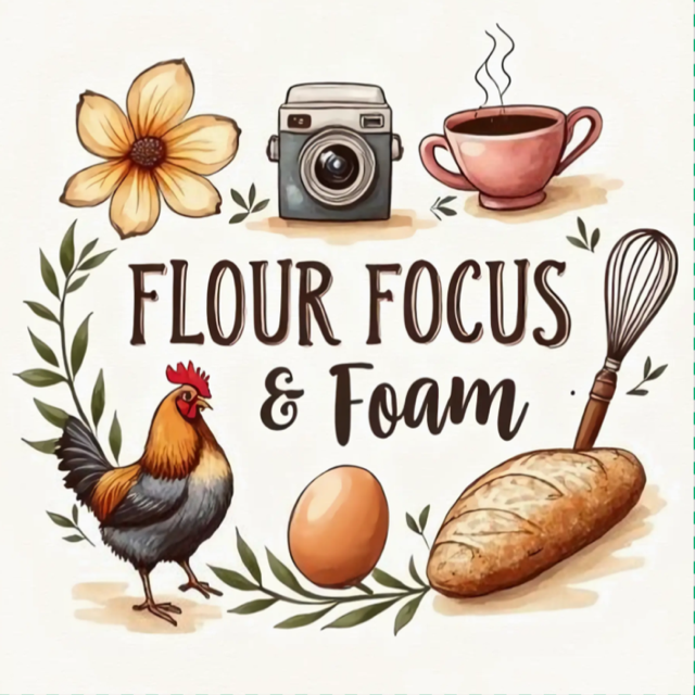 Flour, Focus, & Foam Logo